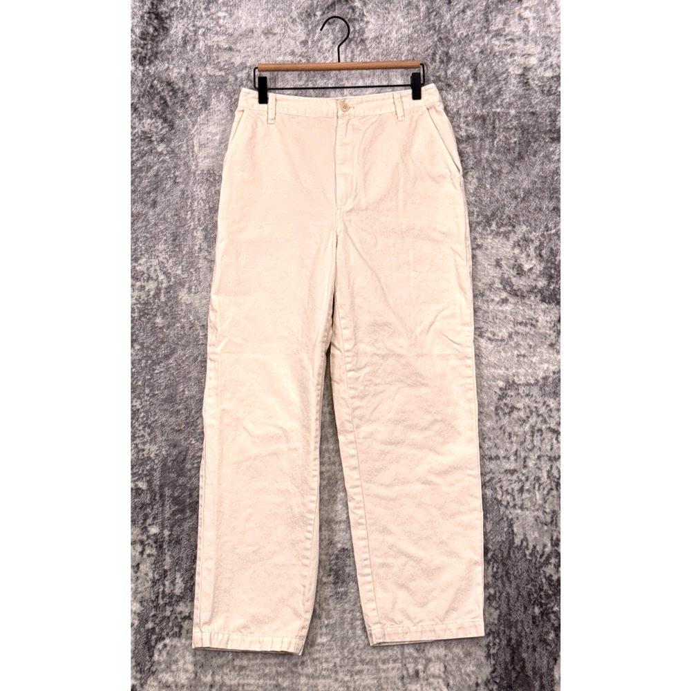 Aritzia Straight Leg Pants in Light Beige